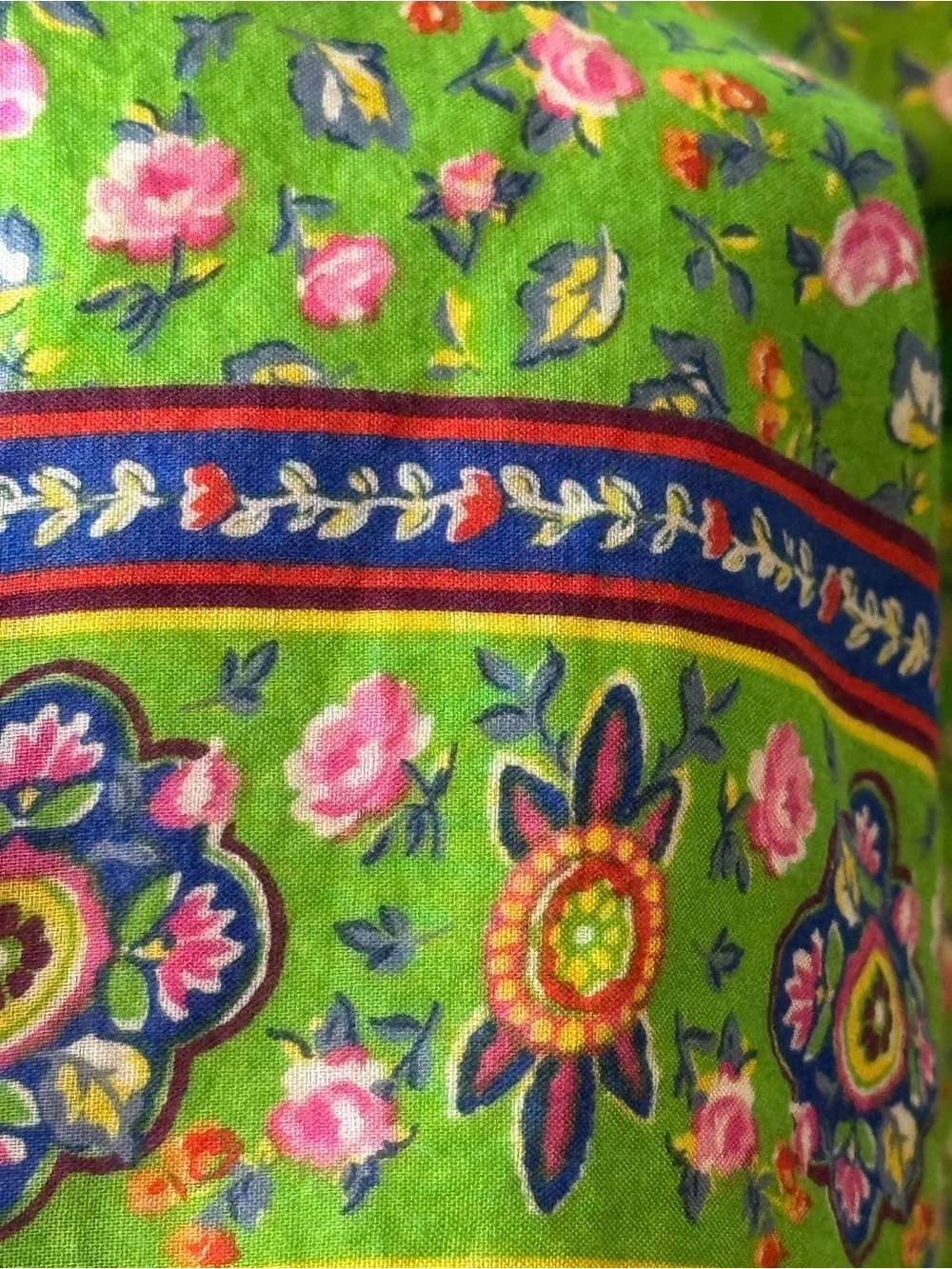 Ralph Lauren Smocked Green Sun Dress Floral Girls 16
